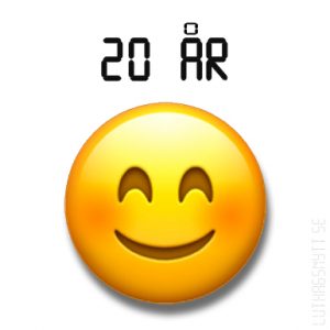 Emojin firar 20 år!