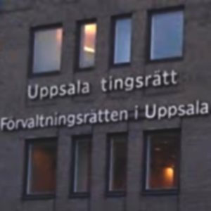 Uppsala tingsrätt utrymdes på torsdagsförmiddagen