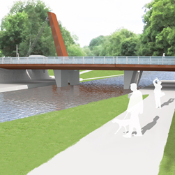 UPPSALA SYD | Byggstart för öppningsbar bro över Fyrisån