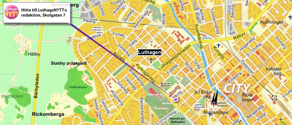 Luthagen Uppsala Karta | Karta 2020