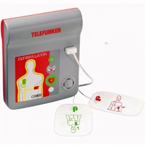 NOTERA: Telefunken och HeartReset hjärtstartare ska inte användas